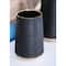 CosmoLiving by Cosmopolitan Set of 2 Black Porcelain Glam Vase, 5" x 8"